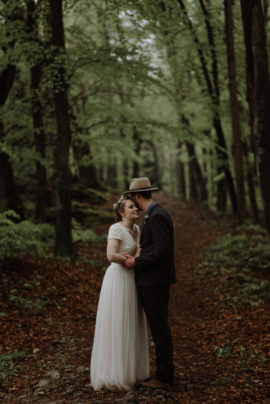 Un Mariage Rustique En Vert Et Bleu En Alsace